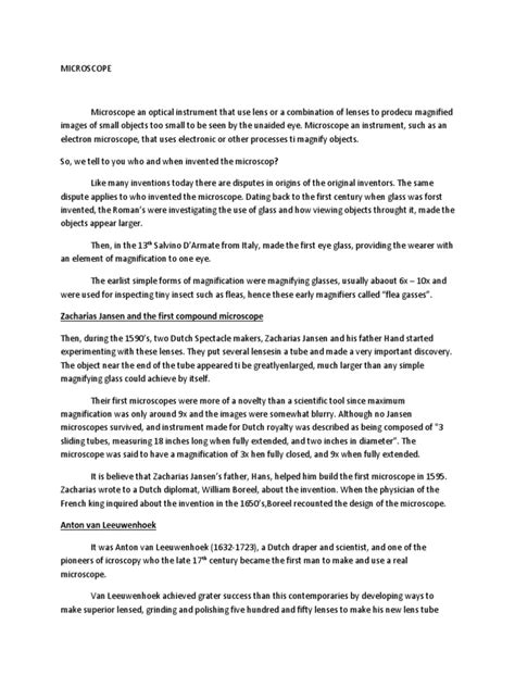 Image result for First Compound Microscope