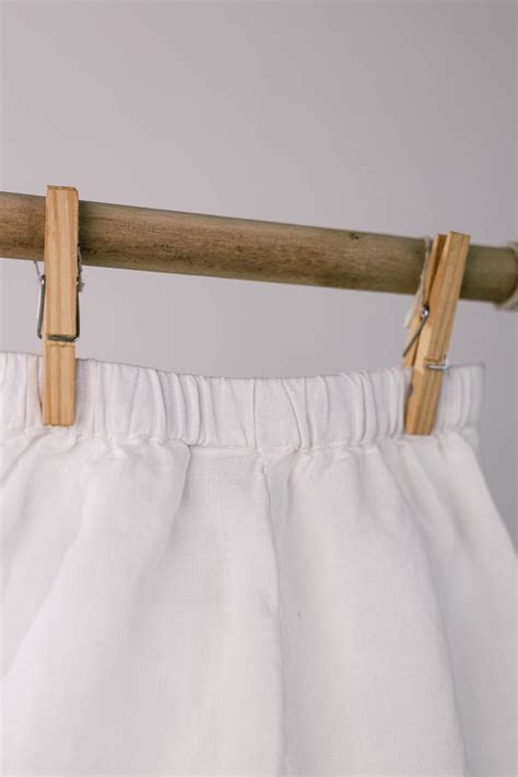 Peter-Pan Collar Top And Skorts Set | Kids' Linen Outfit - Chi Linen