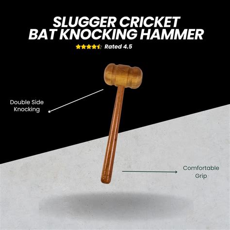 SLUGGER Cricket Bat double side Knocking Hammer – Slugger