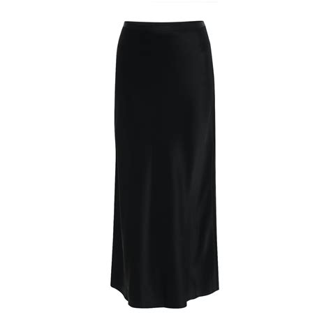 Buy Women Black Solid Below-Knee Skirts Online - 553915 | The Collective