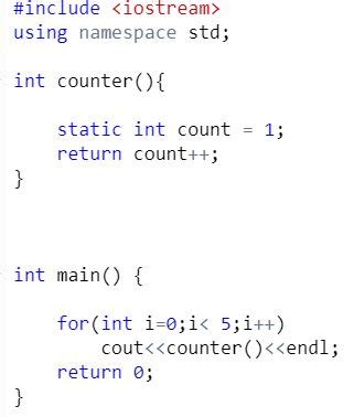 Image result for Static Variable Counter