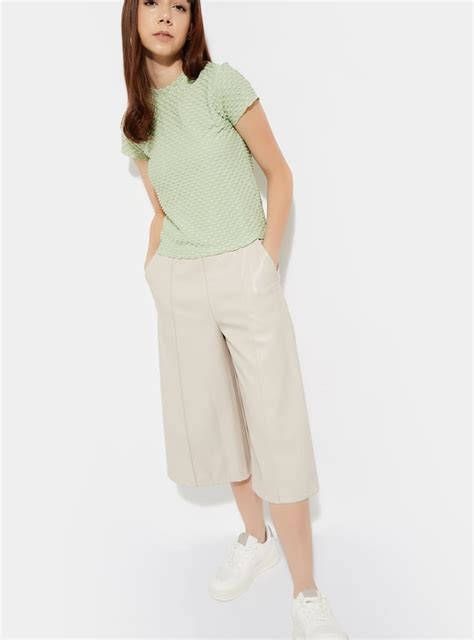 Buy URB_N Women Textured Crop Top Online at just Rs. 599.0 ...