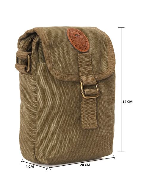 Rimrock Canvas Utility Shoulder Bag, Military Style, Olive – myethosindia