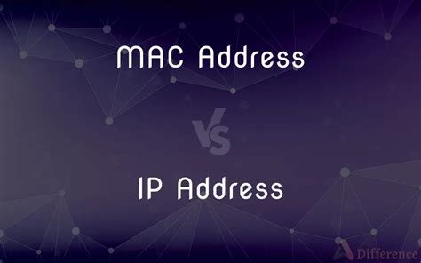 Image result for Mac Address and IP Address Difference