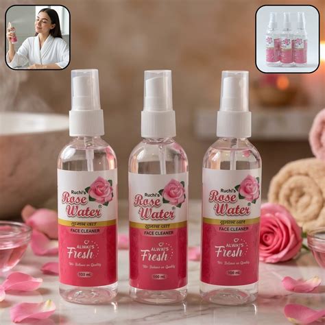 Rose Water Face Spray Set (3 Pc Set, 100 ML Each) – gambitproduct.com