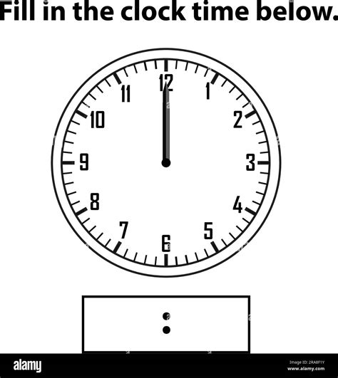 Analog clock. What is the time, write the Learning clock, and math worksheet. Telling the Time ...
