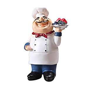 Buy XOXOX Resin Chef Kitchen Decor Table Centerpiece Figurine Home ...