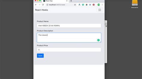 Tutorial React JS Hooks 的图像结果