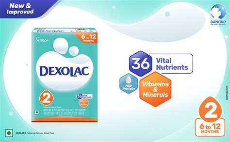 Buy Dexolac Infant Formula Milk Powder for Babies - Stage 2 (6 to 12 ...