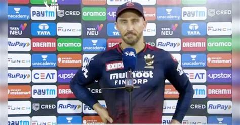 RCB vs SRH faf du plessis on defeat by srh IPL 2022 Batting flop ...