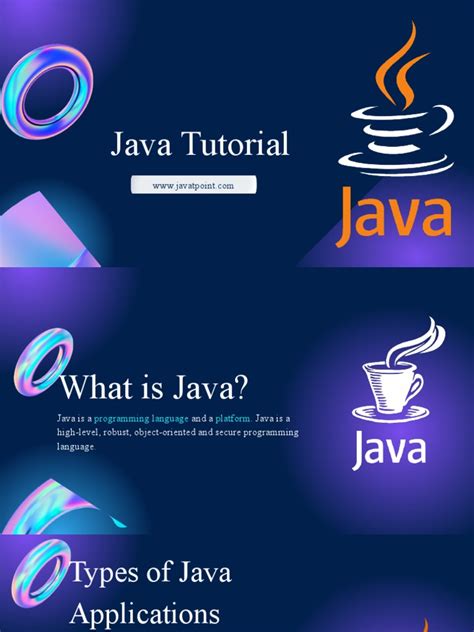 Java Tutorial Presentation 的图像结果