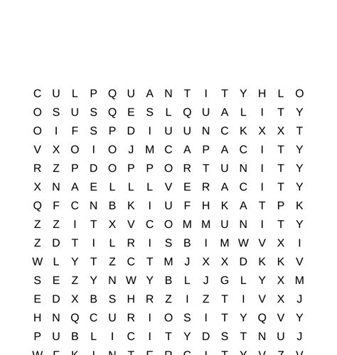 Words ending -ity - Answers