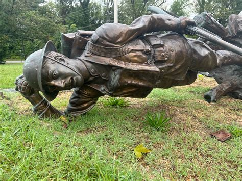 World War I Doughboy statue topples to the ground in Petersburg | WRIC ...