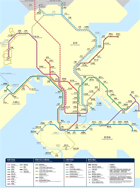 香港地铁规划_香港地铁规划图_香港地铁规划路线图_香港地铁规划新