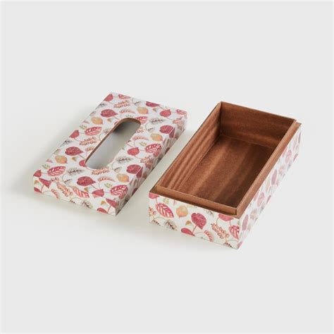 Buy Corsica Hues Wood Tissue Box - 23x12.5cm from Corsica by Home ...