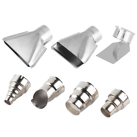 Hot Air Gun Nozzles, 7Pcs 35-40mm Stainless Steel Heat Gun Nozzles Kit ...