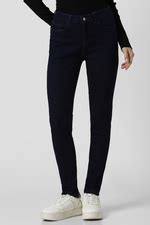 Buy Women Navy Dark Wash Super Slim Fit Jeans Online - 39827503 | Van ...
