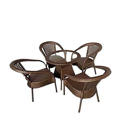 Garden Living 4+1 Outdoor Indoor Patio Furniture Sets Rattan Chair ...
