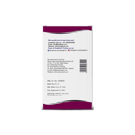 Buy Healthvit Vitamin B12 500 mcg, 60 Tablets | 19 Minutes Delivery ...