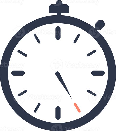 25 second timer display in flat style. Countdown time counter in circle ...