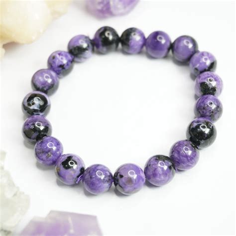 Charoite Bracelet: Spiritual Awakening – Love Rocks