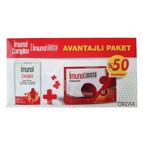 Orzax İmunol Complex + İmunol Pastil Avantajlı Paket - Yerli Tüket