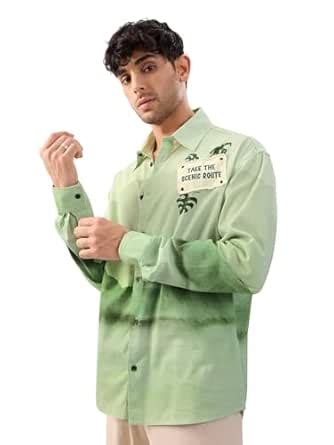 The Souled Store Scenic Route Men and Boys Long Sleeves Collared Neck ...