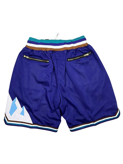 Utah Jazz Purple Shorts Full Embroidery – Mizo Jersey Home