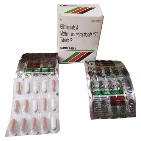 GLIMTER-MF 1 Tablets Lifevision Healthcare