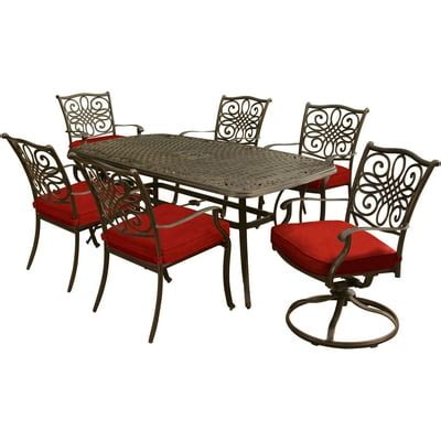 Hanover Traditions 7-Piece Outdoor Dining Set with India | Ubuy