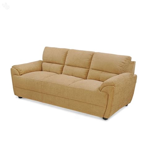 Royal Oak Arra Three Seater Sectional Sofa (Brown) : Amazon.in: Home ...