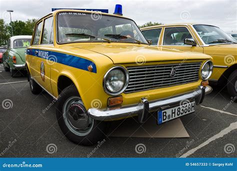 The Soviet Police Car VAZ 2101 Editorial Stock Photo - Image of ancient, automobile: 54657333