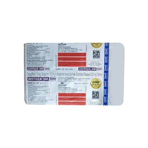 Justoza Sm 500mg Strip Of 10 Tablets: Uses, Side Effects, Price ...