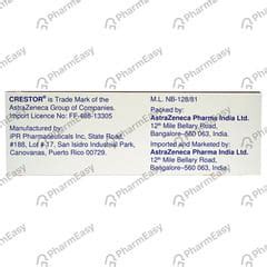Crestor 10 MG Tablet (15): Uses, Side Effects, Price & Dosage | PharmEasy