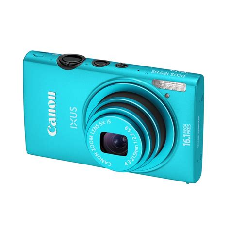Buy Canon IXUS 125 HS 16.1MP Point and Shoot Digital Camera (Blue) with ...