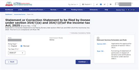 Form 113-114 User Manual | Income Tax Department