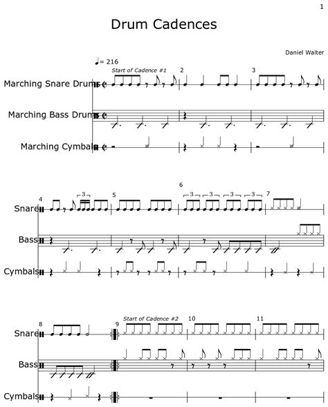 Marching Snare Drum Sheet Music at Kenton Bridges blog