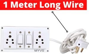 Myvs 1 Meter Extension Board for Fridge,Refrigerator,TV,LCD,LED,Washing ...