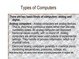 Image result for Types of Computer Introduction