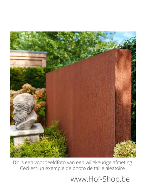 Mur 100 x 15 x 60 cm - Mur Adezz en acier corten