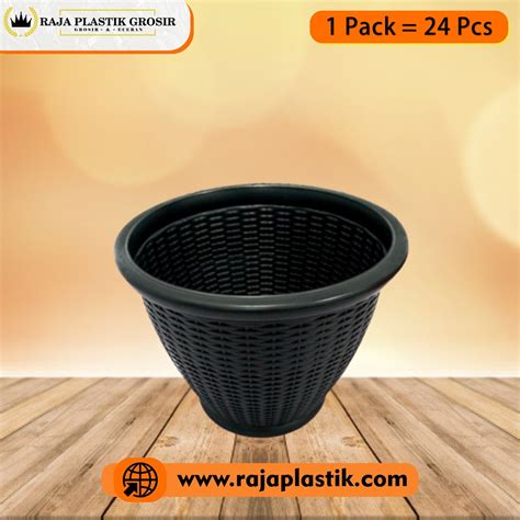 POT PLASTIK BESAR HITAM DIAMETER 50 CM, HARGA GROSIR MURAH