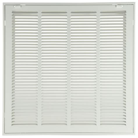 RELIABILT 24-in x 24-in Steel White Sidewall/Ceiling Return Air Filter ...
