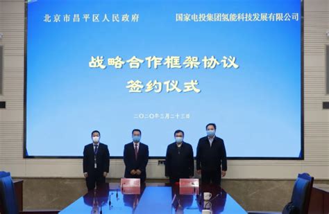国电投氢能与昌平区政府签订战略合作协议– 高工氢电新闻