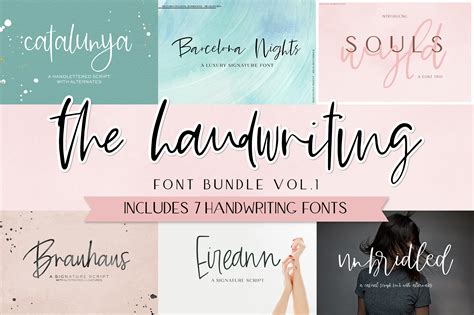 Good Handwriting Fonts
