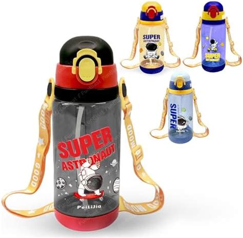 FunBlast Cute Water Bottle with Sipper – Space Theme Water Bottle for ...