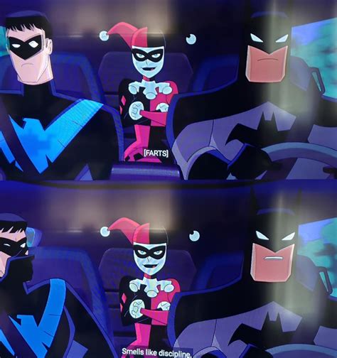 Batman's reaction to Harley Quinns fart haunts me : r/funny