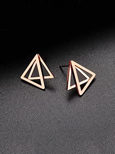 Buy Yellow Chimes Stud Earrings for Women Western Rose Gold Plated ...