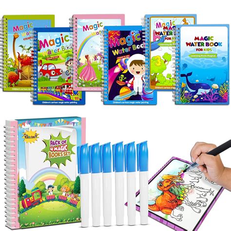 TheLittleOnes Magic Water Book - Magic Book for Kids,Colouring Books ...