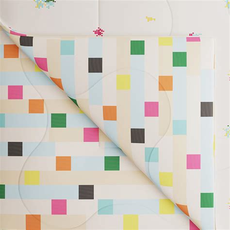 Buy PORTICO Pixelmania Cotton Printed Double Comforter from Portico at ...