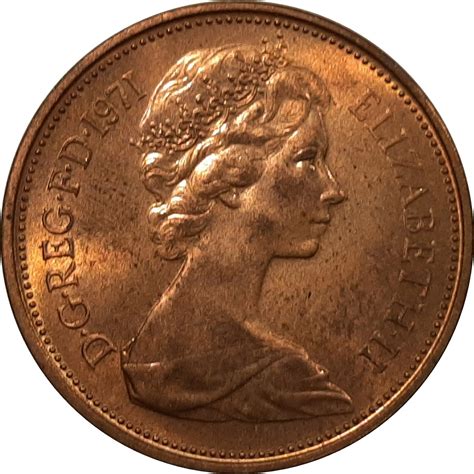 1 New Penny - Elizabeth II (2nd portrait) - United Kingdom – Numista